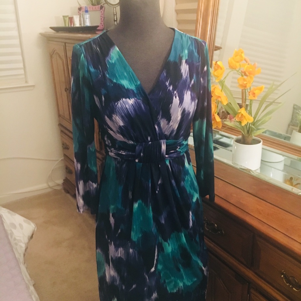 Jones New York Multi Colored Dress